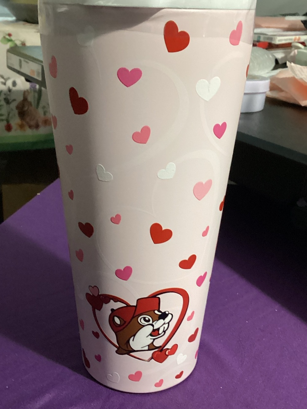Yukon Outfitters Pink "I'm a Sucker for Buc-ee's" Double Pint Tumbler - Picture 2 of 3